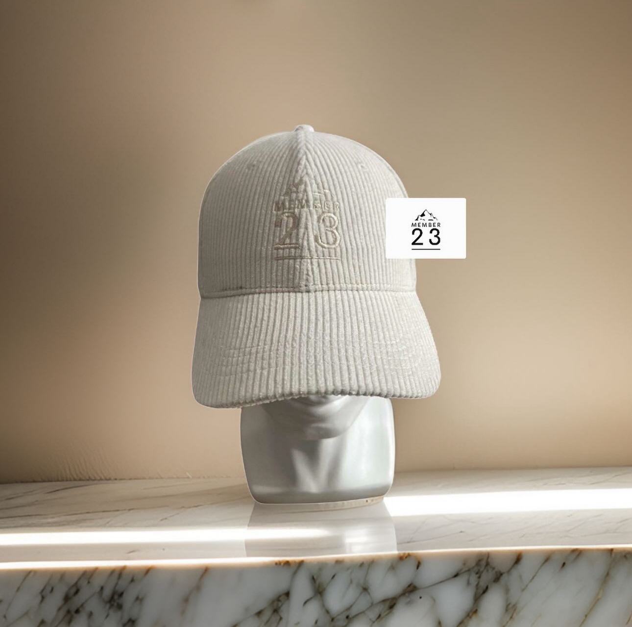 corduroy cap