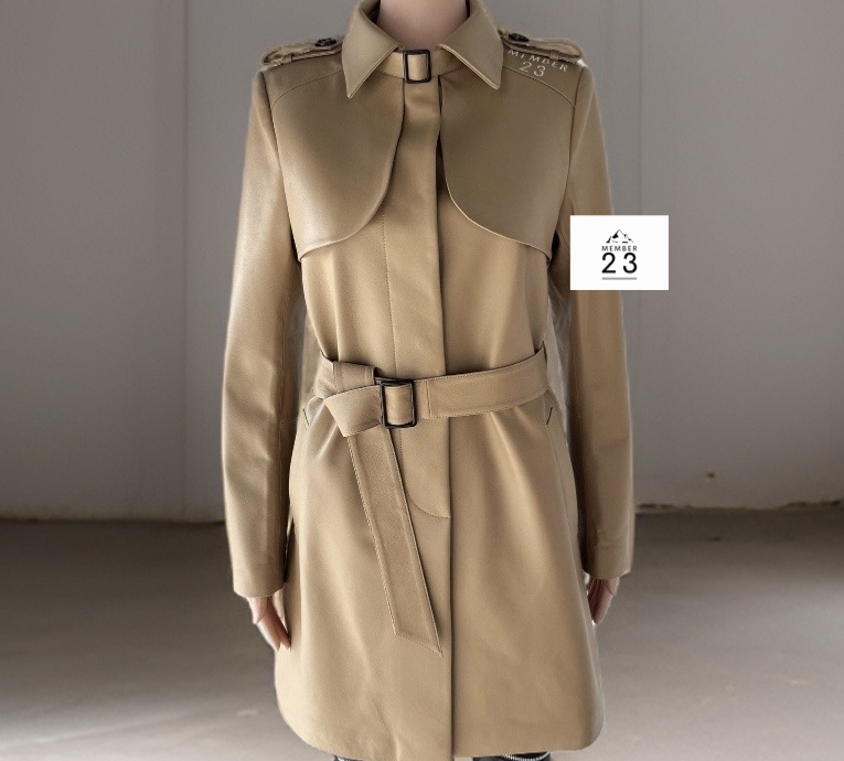 Unisex Lambskin Trench